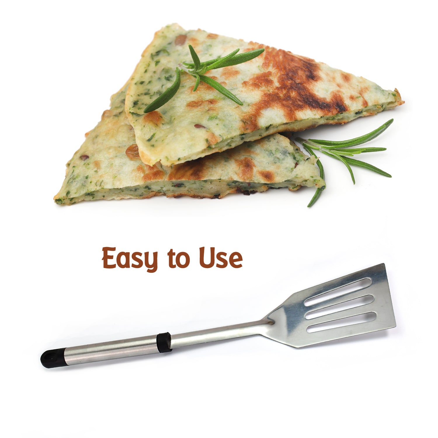 2998 Stainless Steel 14Inch Turners/Slotted Turner/Cooking Turner/for Dosa, Roti, Omlette, Parathas, PavBhaji. DeoDap 2998 Stainless Steel 14Inch Turners/Slotted Turner/Cooking Turner/for Dosa, Roti, Omlette, Parathas, PavBhaji. DeoDap